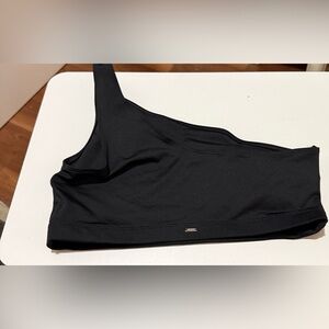 Victoria's Secret One-Shoulder Black Sports Bra